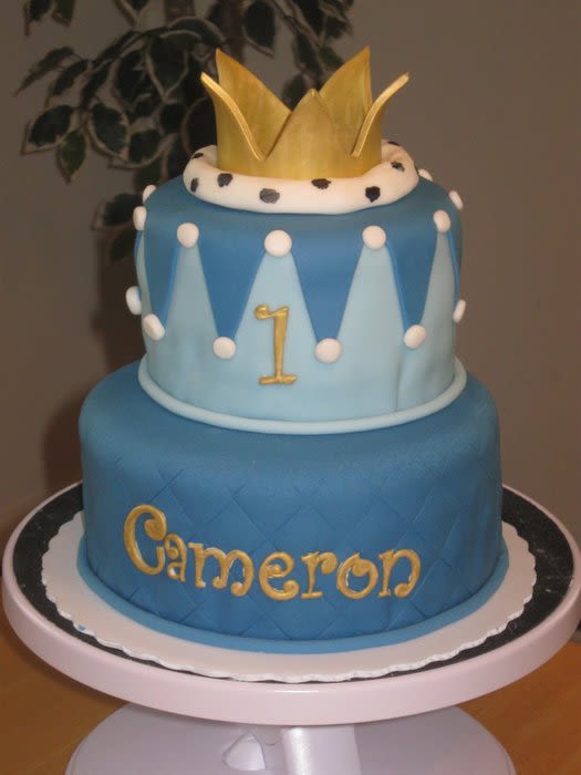 11 Photos of Prince Theme 1st Birthday Cakes For Boys