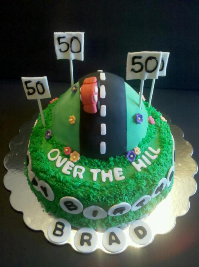 8 Photos of Over The Hill 50th Birthday Cakes For Men