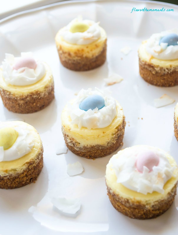 Mini Coconut Cream Cheesecake