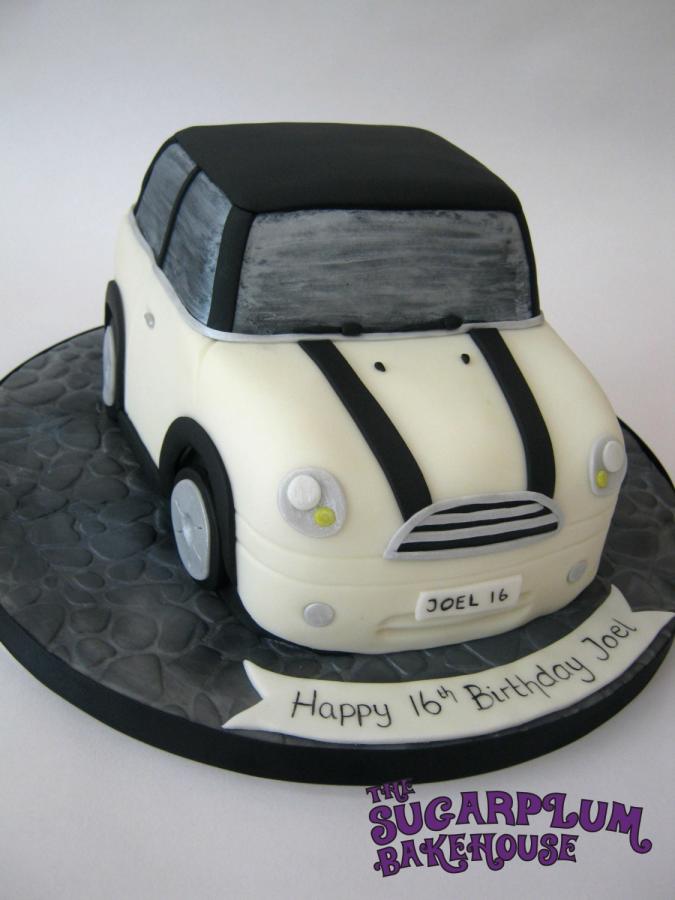 Mini Cooper Car Cake