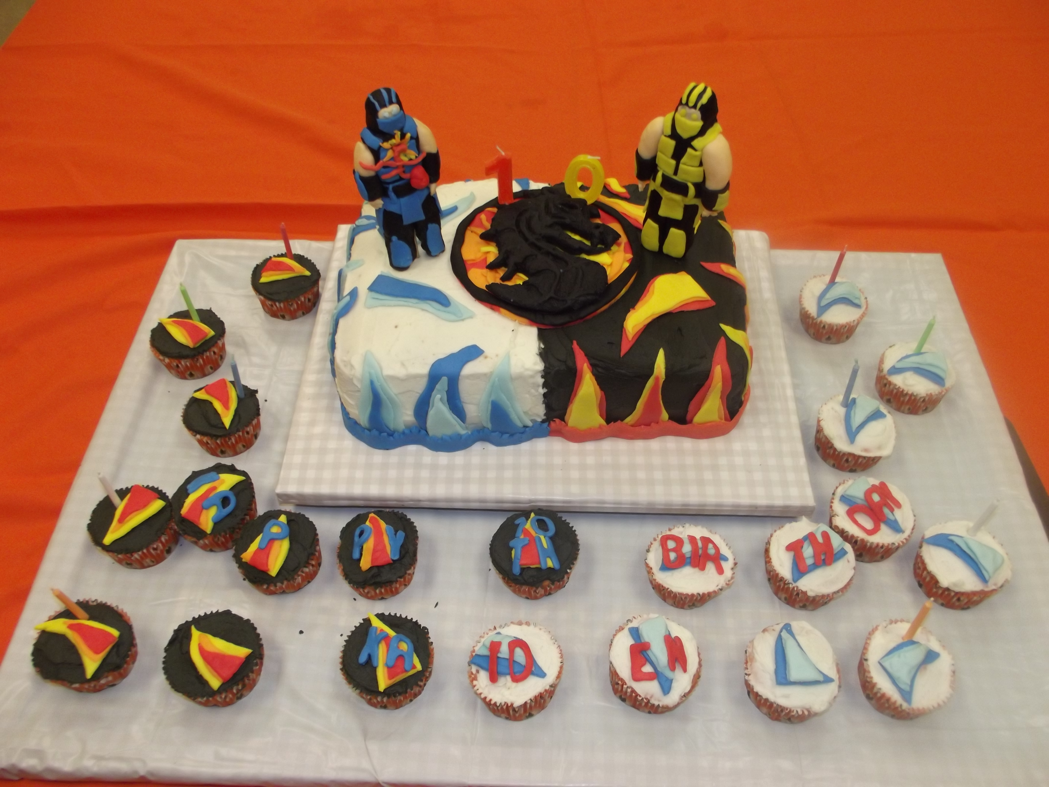 Mortal Kombat Birthday Cake