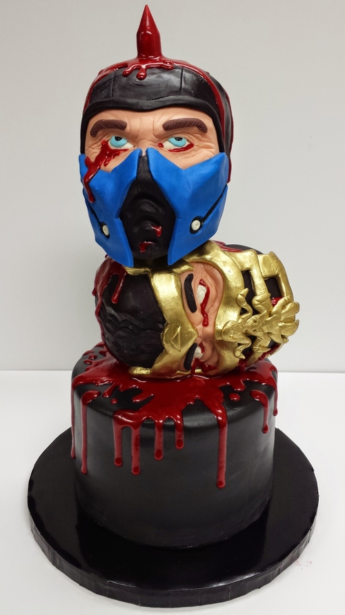 Mortal Kombat Birthday Cake