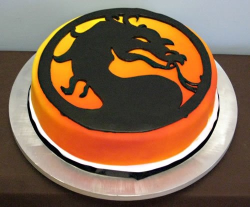 Mortal Kombat Birthday Cake