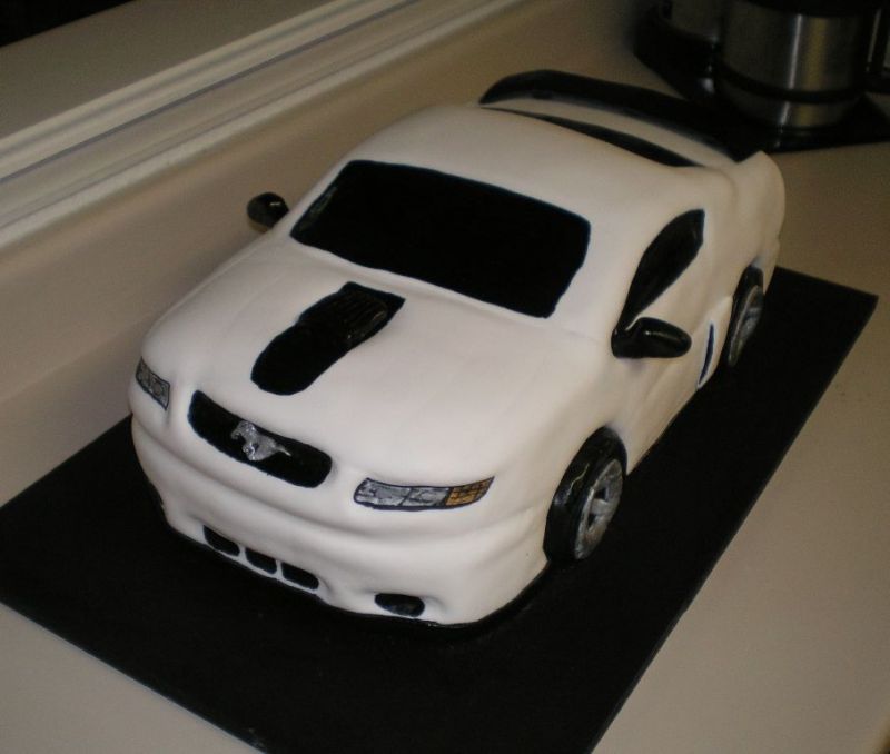 Mustang Birthday Cake