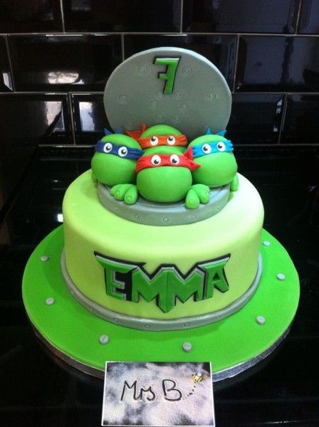 Ninja Turtle Birthday Cake