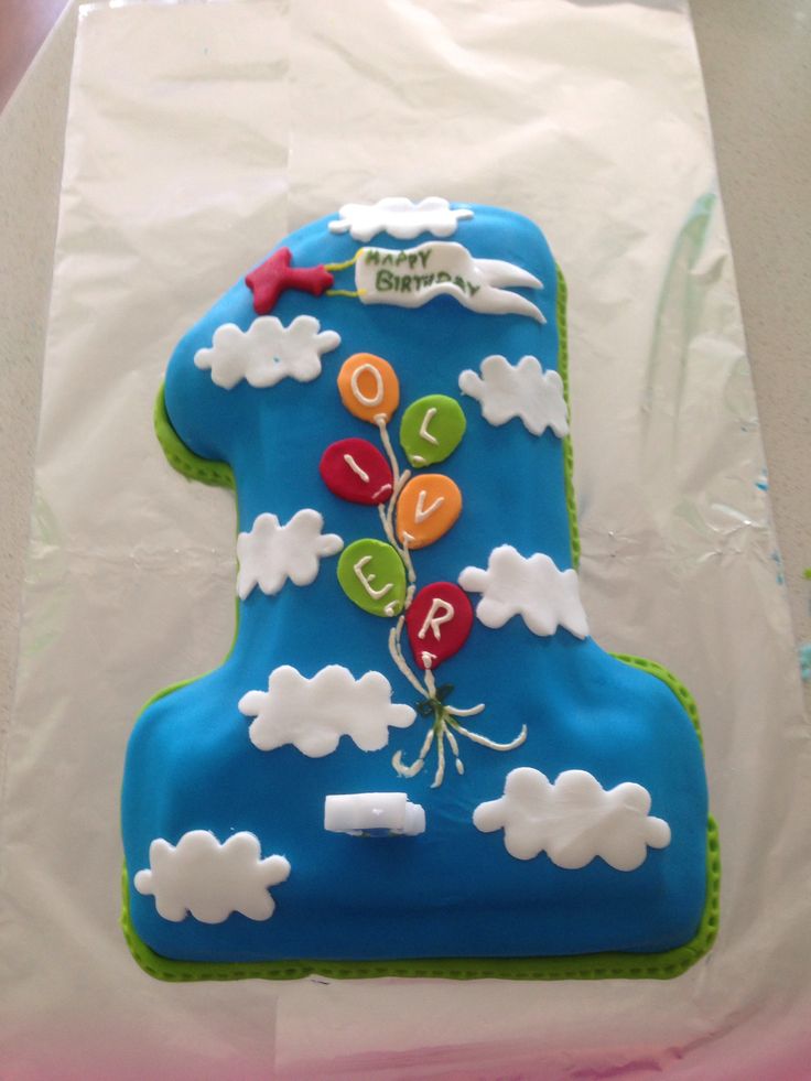 Number 1 Birthday Cake Designs