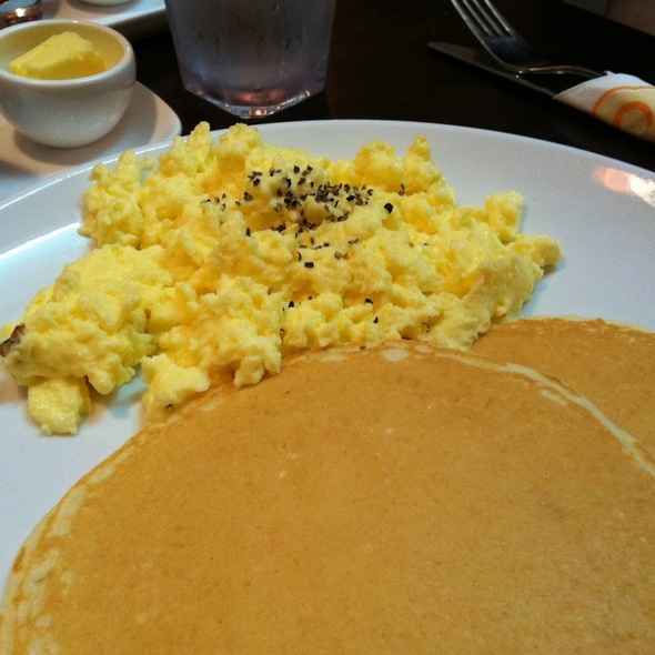 Pancakes with Scrambled Eggs