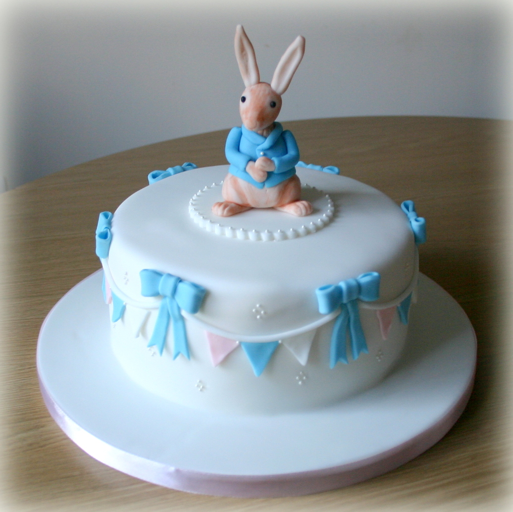 Peter Rabbit Baby Shower Cake