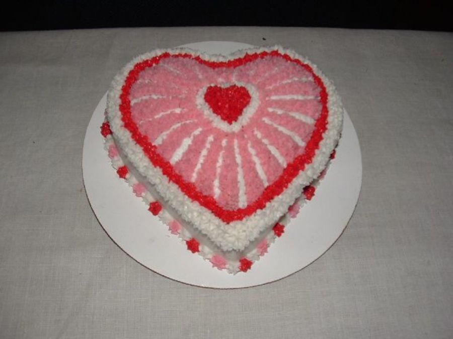 Pink and White Cake