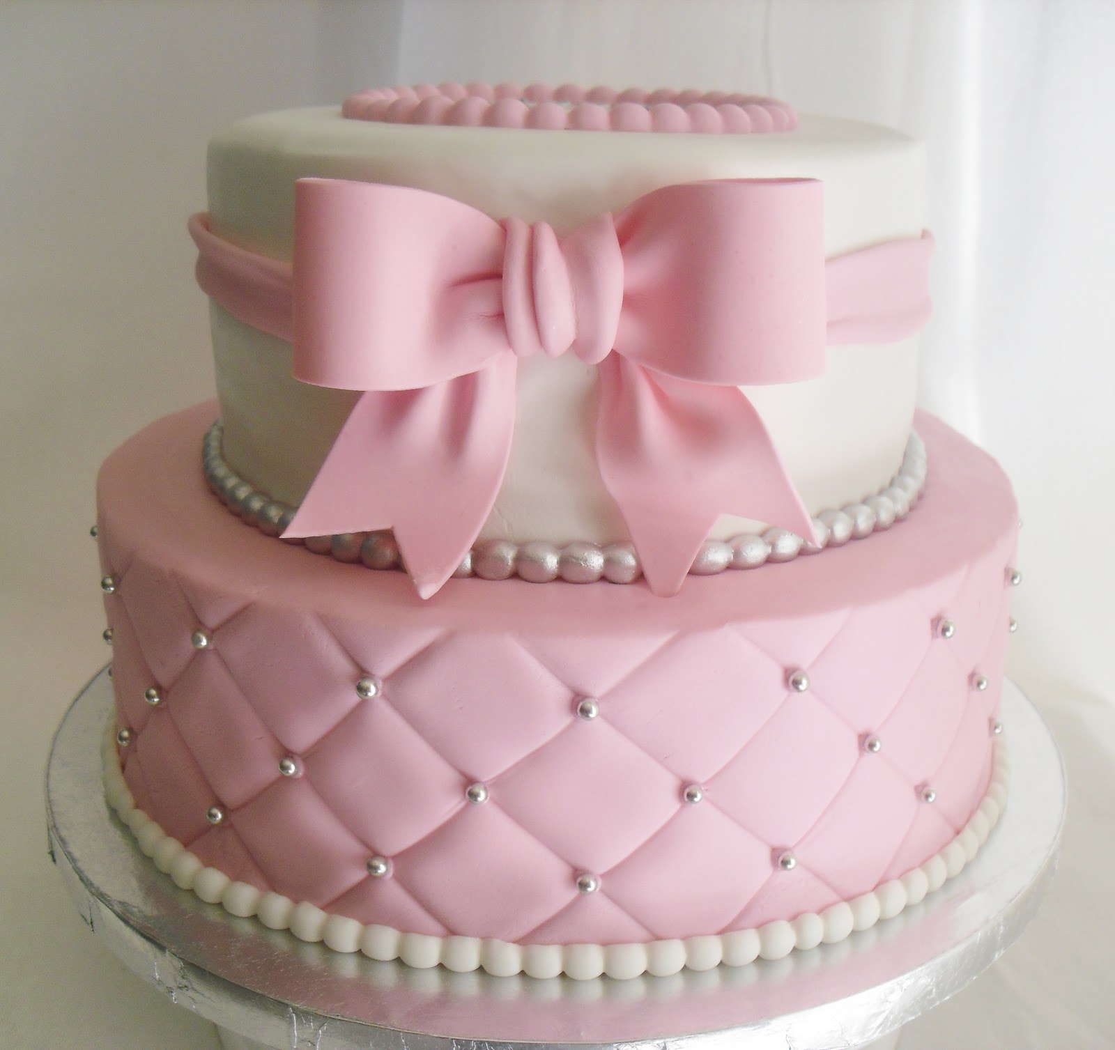 Pink Baby Shower Cake