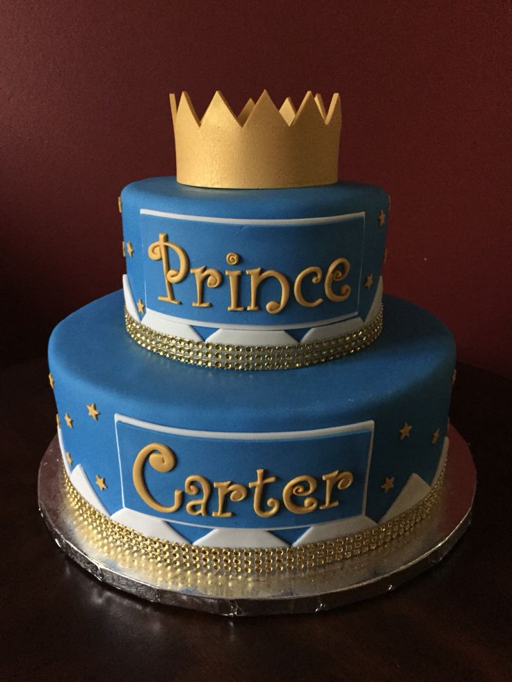 Prince First Birthday Cake