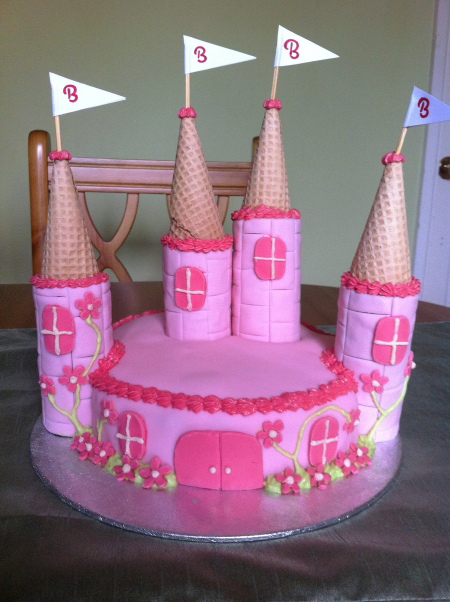 Princess Castle Birthday Cake