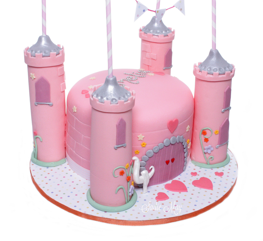 Princess Castle Birthday Cake