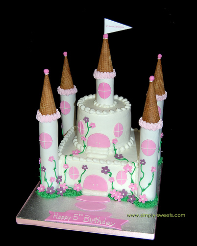 Princess Castle Cake