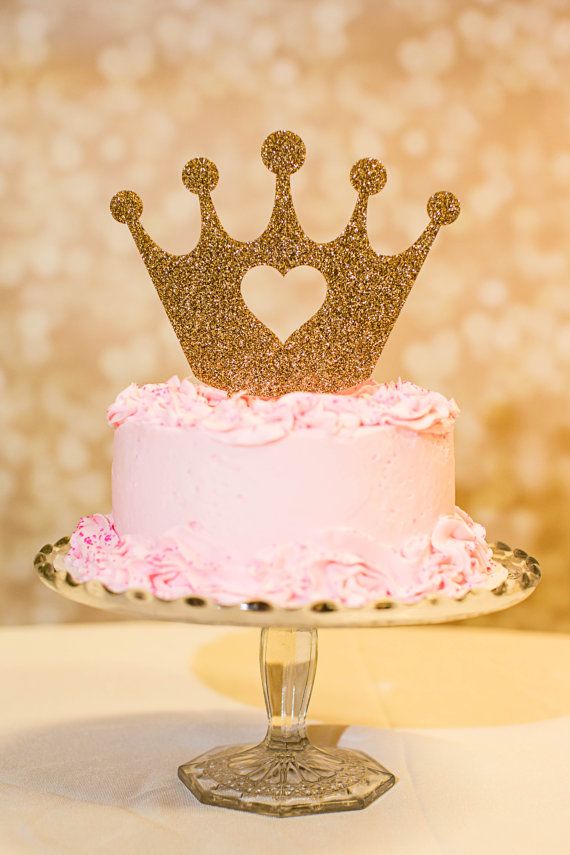 Princess Crown Cake Topper