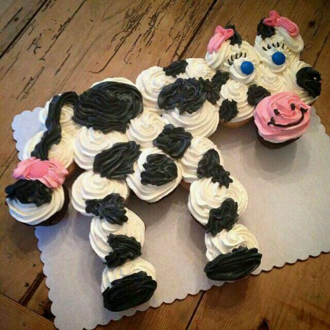 Pull Apart Cupcake Cake Ideas Animals