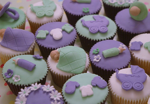 12 Photos of Purple Green Baby Shower Cakes And Cupcakes