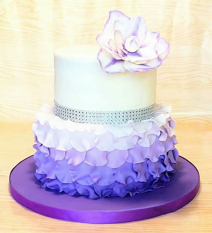 Purple Teen Girl Birthday Cakes