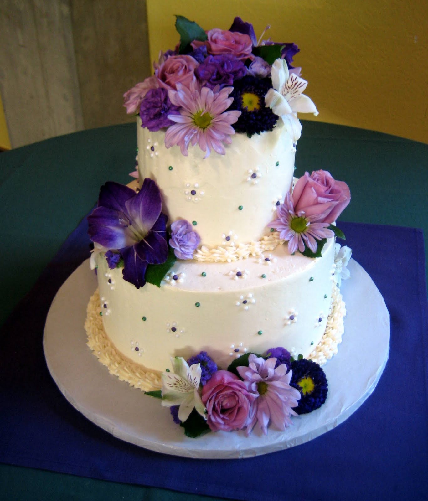 Purple Wedding Cake