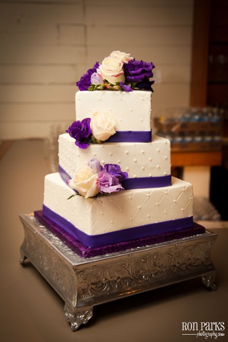 Purple Wedding Cake