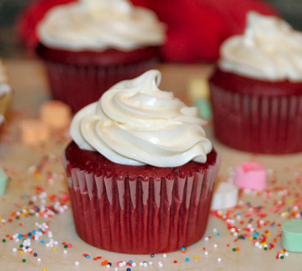 Red Velvet Cupcakes with Cream Cheese