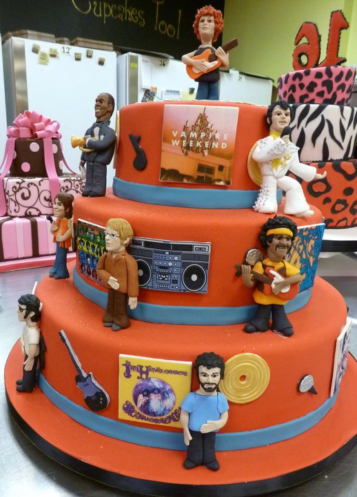 Rock'n Roll Birthday Cake