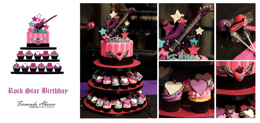 Rock Star Birthday Cake