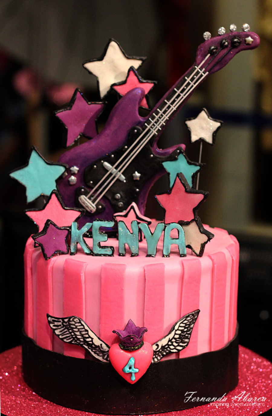 Rock Star Birthday Cake