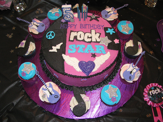 Rock Star Birthday Cake