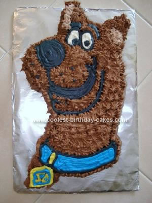 Scooby Doo Homemade Birthday Cake