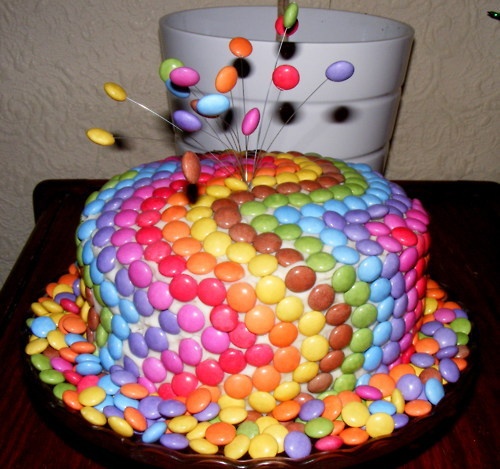 Smarties Cake