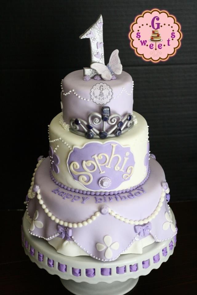 Sofia the First Birthday Cake Ideas