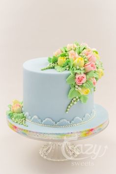 Spring Flowers Cake Buttercream