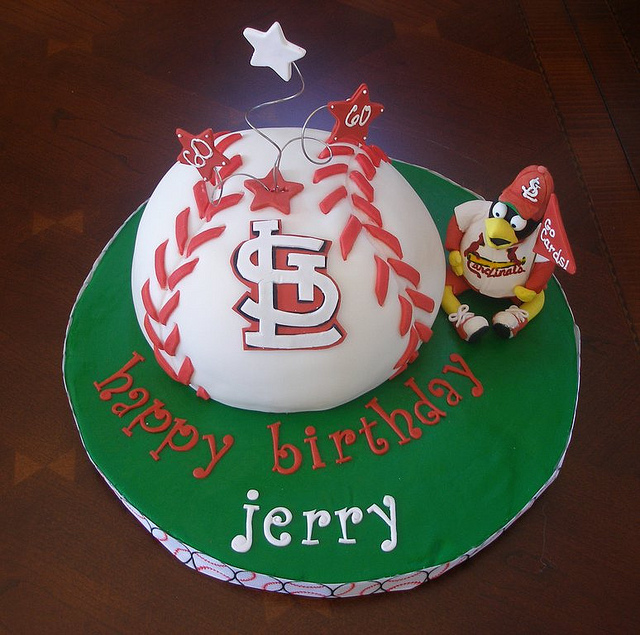 St. Louis Cardinals Birthday Cake