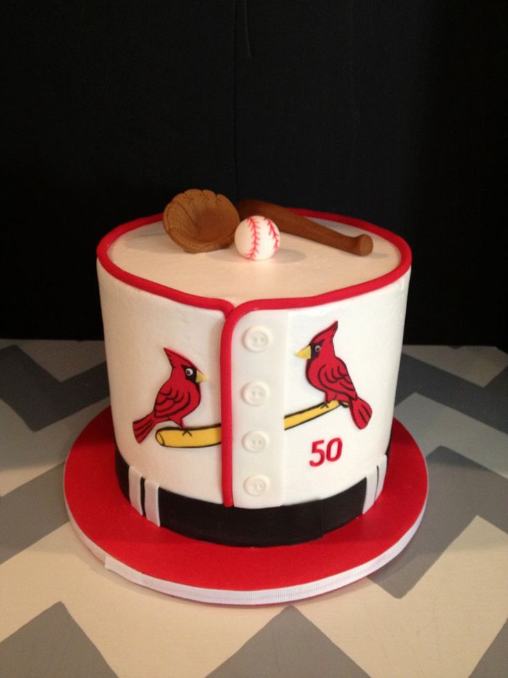 St. Louis Cardinals Birthday Cake