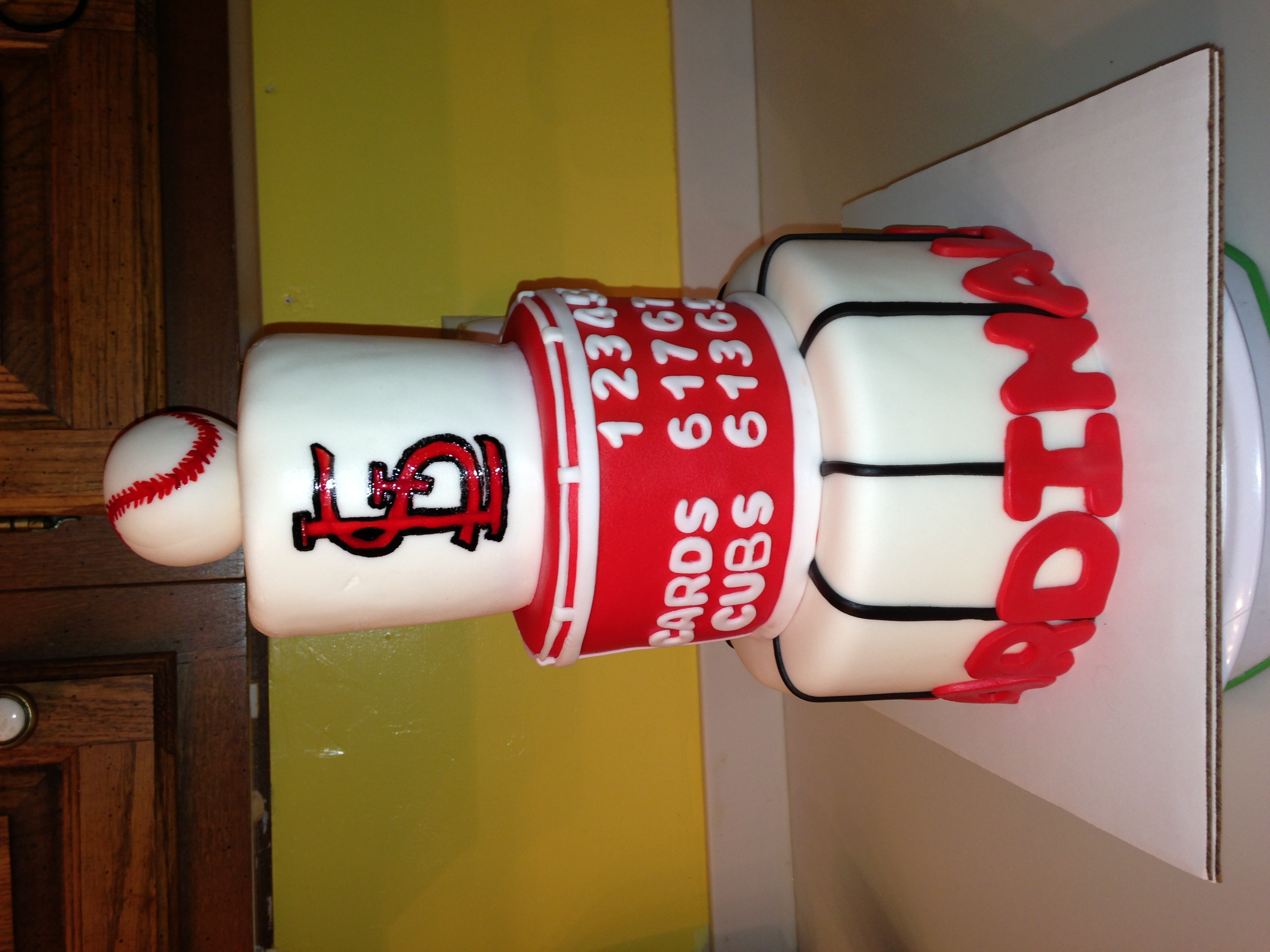 8 Photos of St. Louis Cardinals Baseball First Birthday Cakes