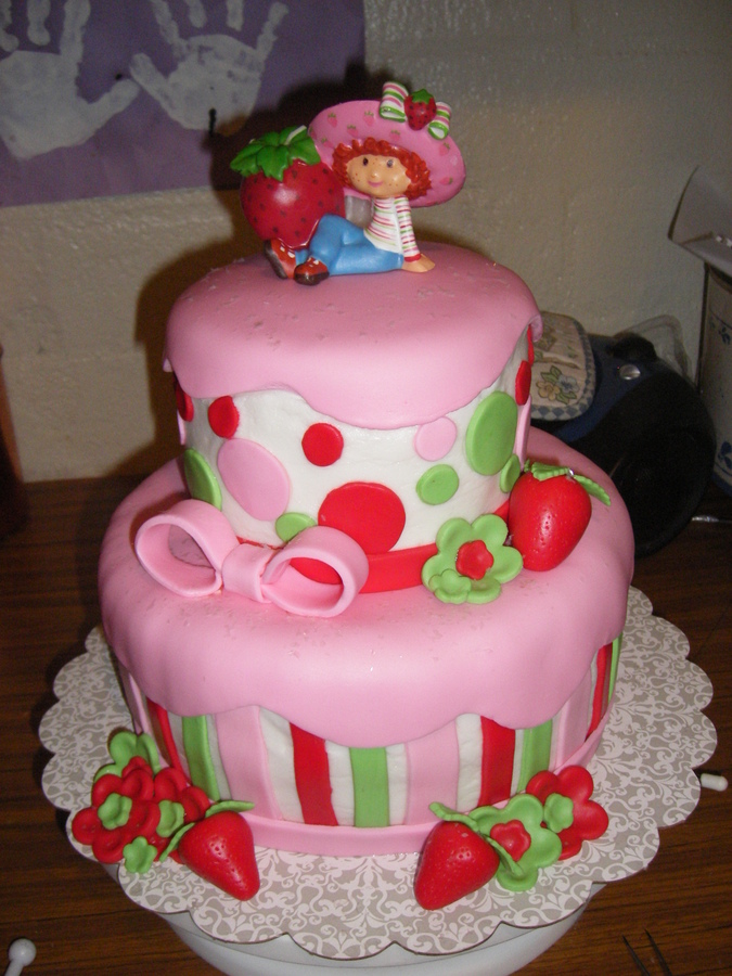 Strawberry Shortcake Birthday Cake