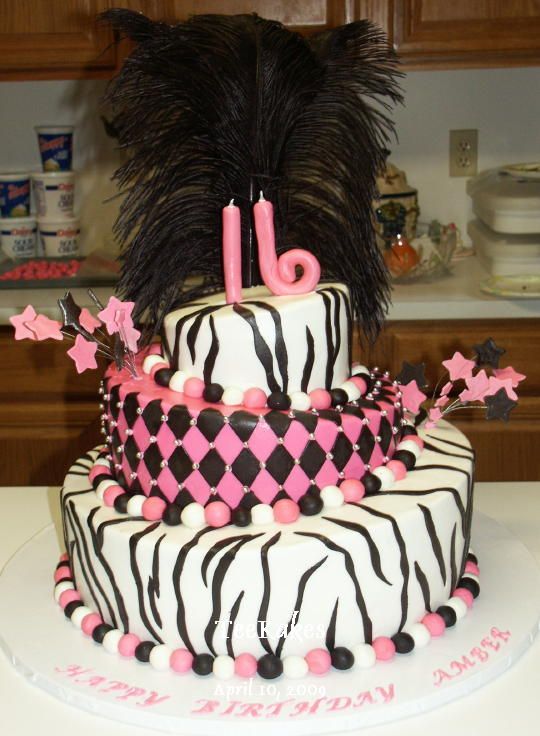 Sweet 16 Birthday Cake Idea