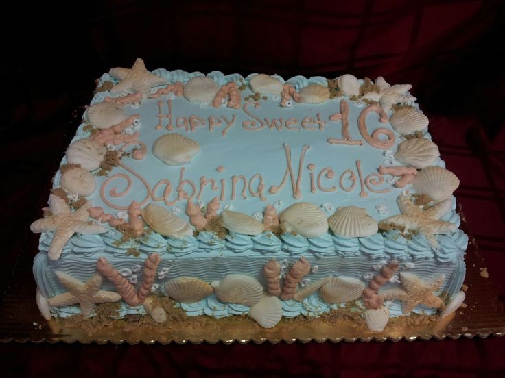 Sweet 16 Sheet Cake