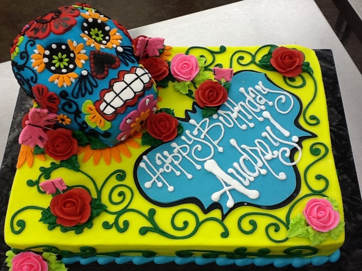 Sweet Sugar Skull Cake