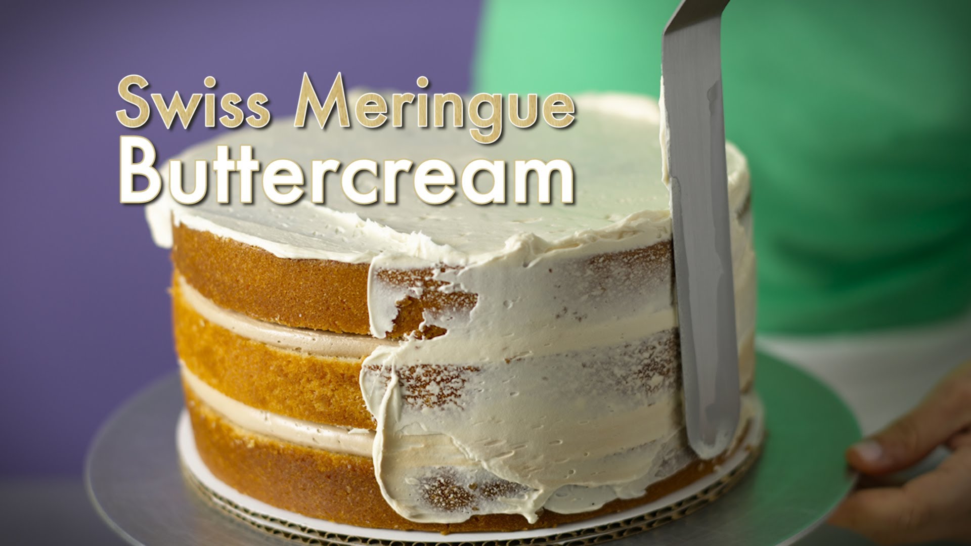 Swiss Meringue Buttercream Cake