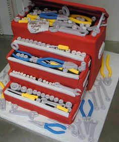 8 Photos of Facebook Birthday Cakes With Tools