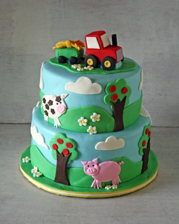 Tractor and Farm Themed Cakes