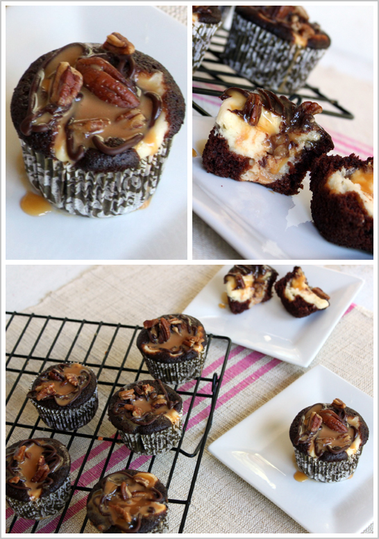 Turtle Cheesecake Cupcakes Recipe