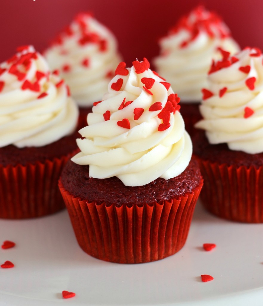 Valentine's Red Velvet Cupcakes