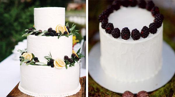 Wedding Cake with Berries