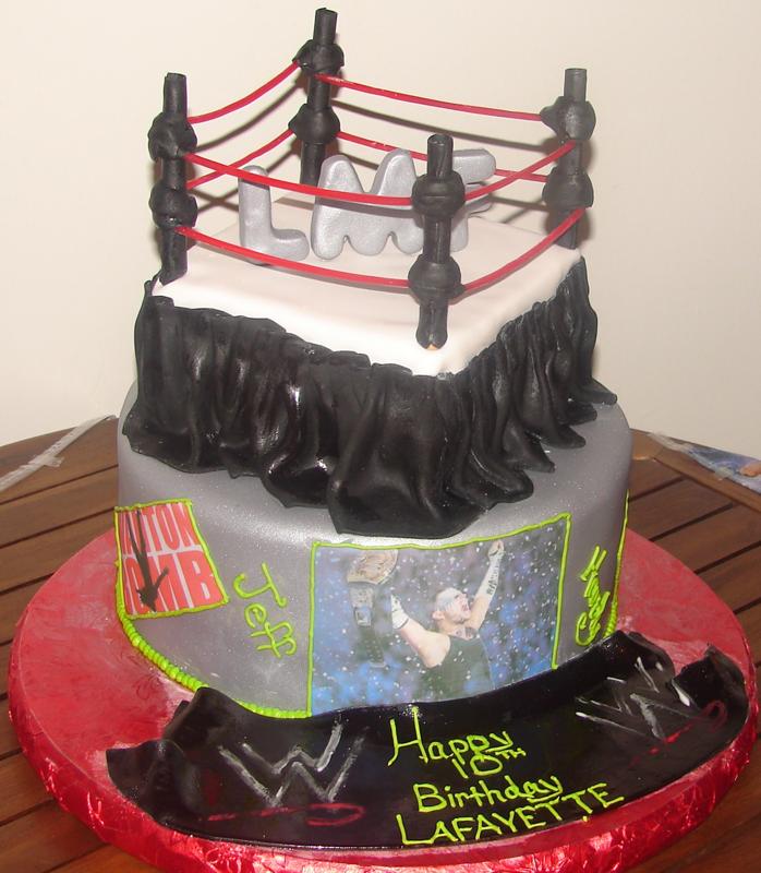 9 Photos of Wrestling Themed Birthday Cakes