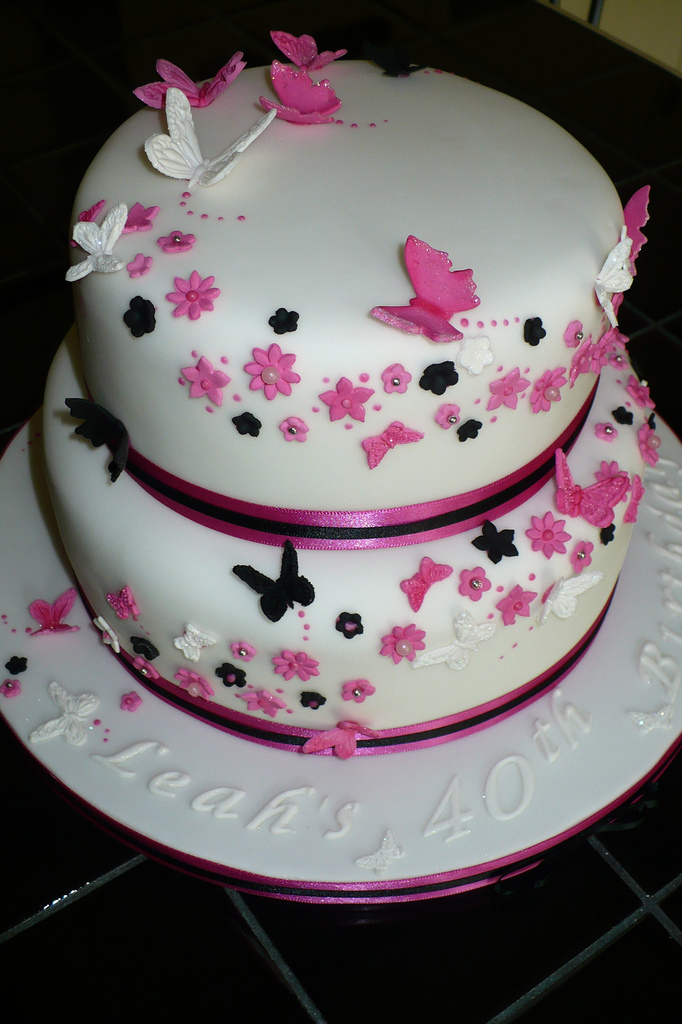 2 Tier Birthday Cake