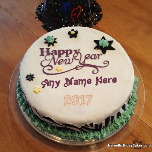 2017 Happy New Year Cake