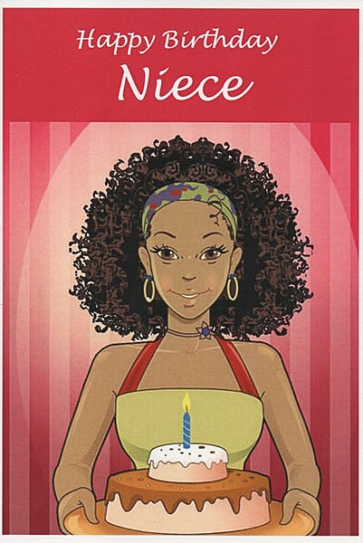 African American Happy Birthday Niece Cards